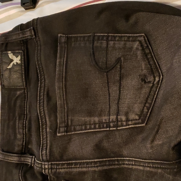 $15 or 2/$20! American Eagle Outfitters Black Jeggings Super Stretch Size 0 - Picture 2 of 9